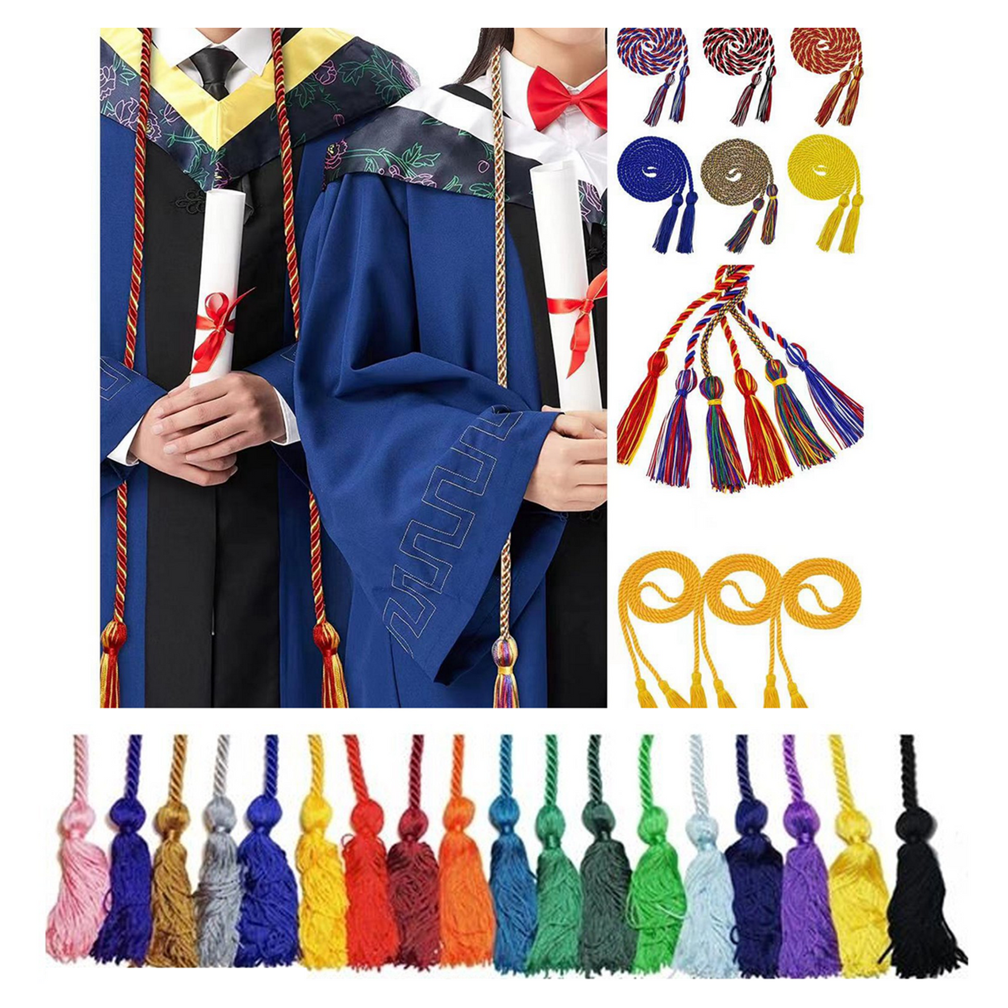 MOQ100 Graduation Honor Cords 2