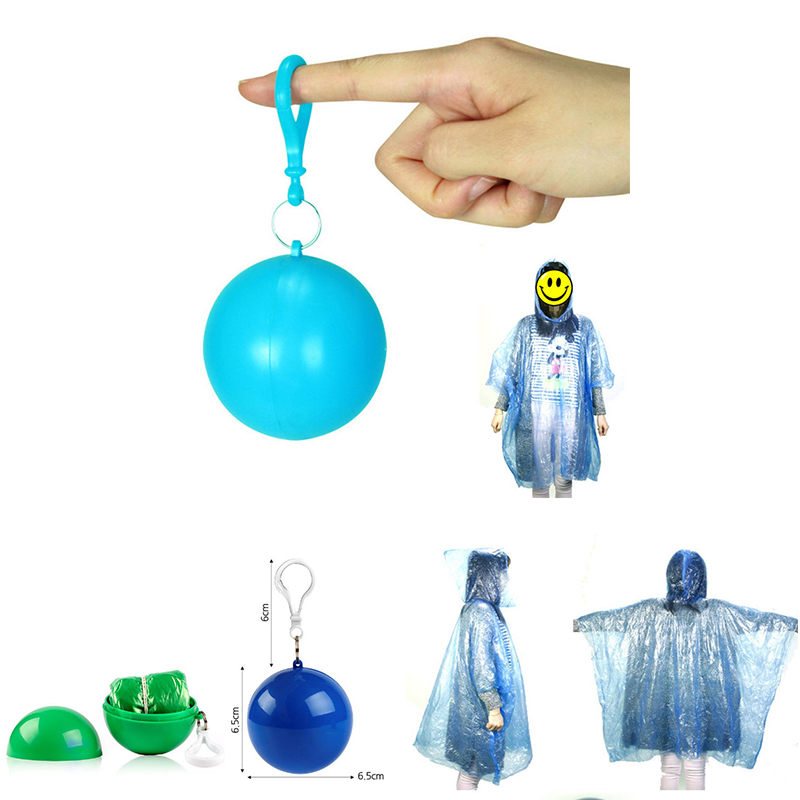 Disposable Rain Poncho Ball Raincoat 1