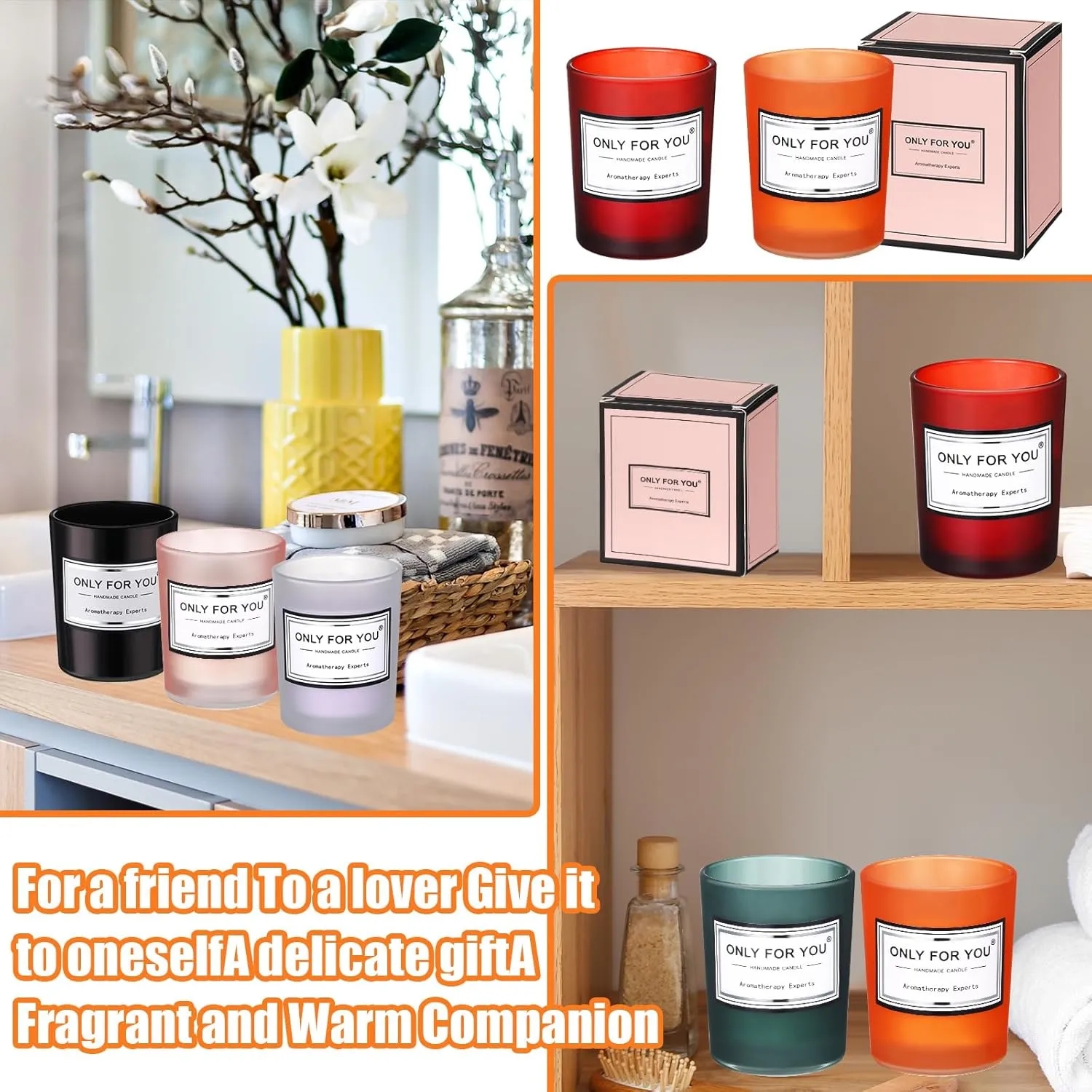 Home Long Lasting Customize Scented Candles 9