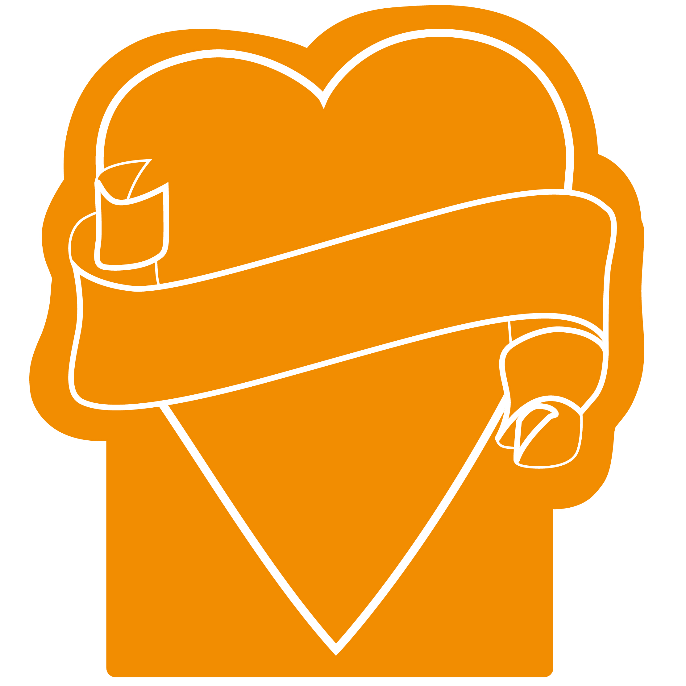 Foam Heart Mitt 6
