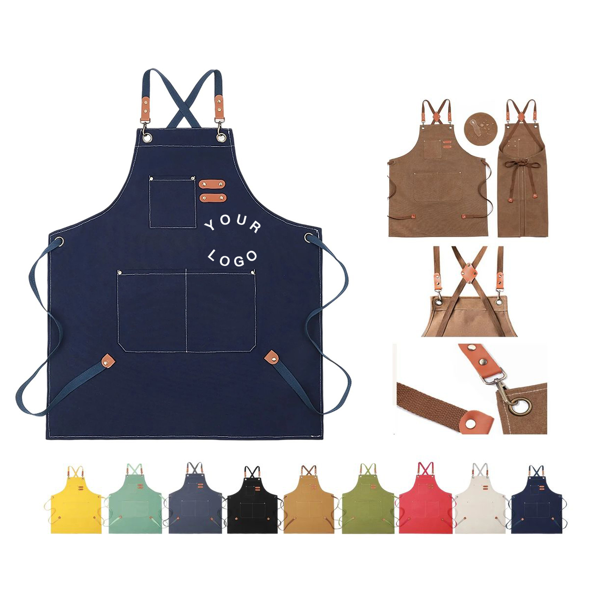 Color Printed Apron for Home Use 7