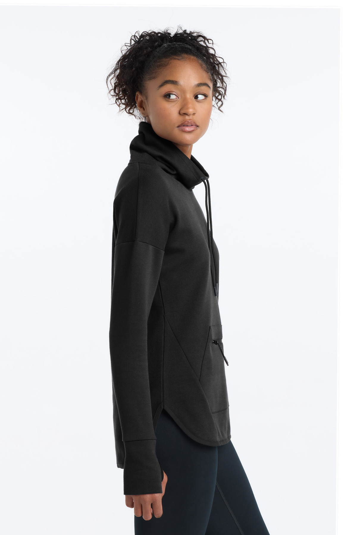Sport-Tek Women's Triumph Cowl Neck Pullover LST280, custom hoodie or sweatshirt with logo imprint 22