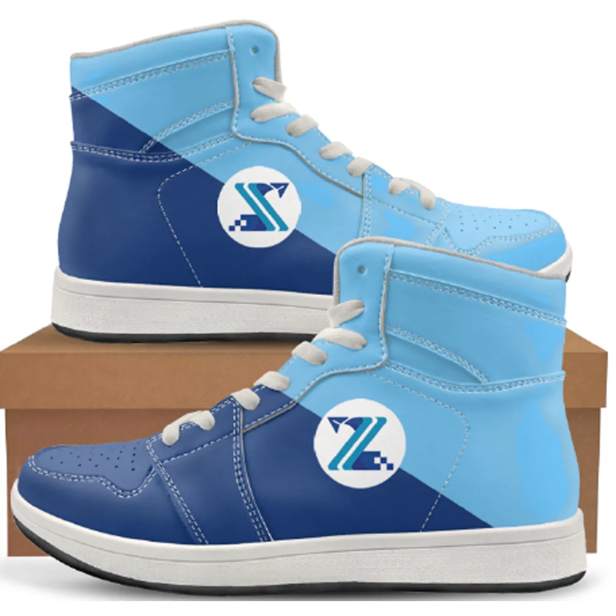 High Top Leather Sneakers 2