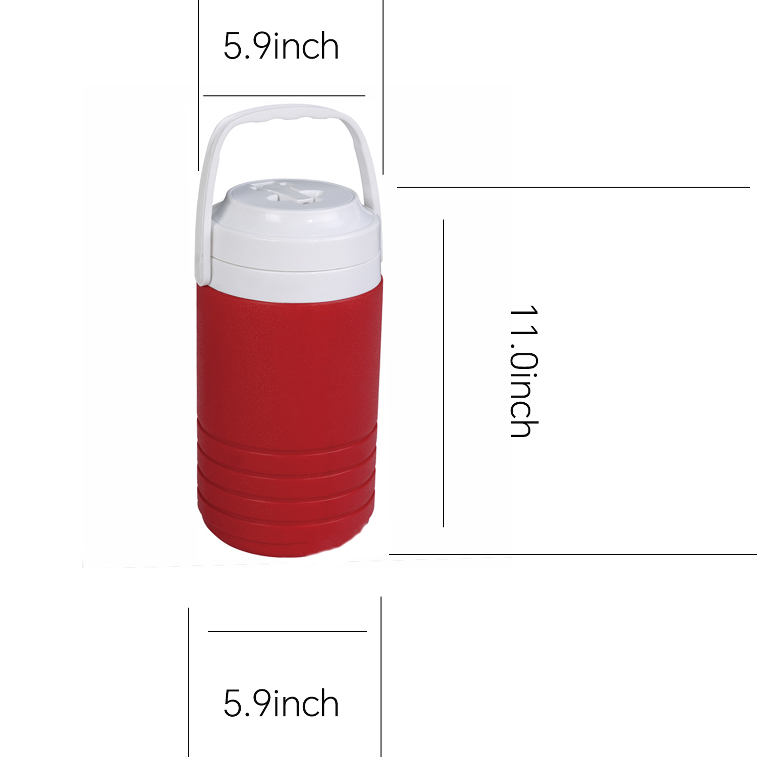 2.5L Food Grade Plastic Insulated Cooler Jug 6