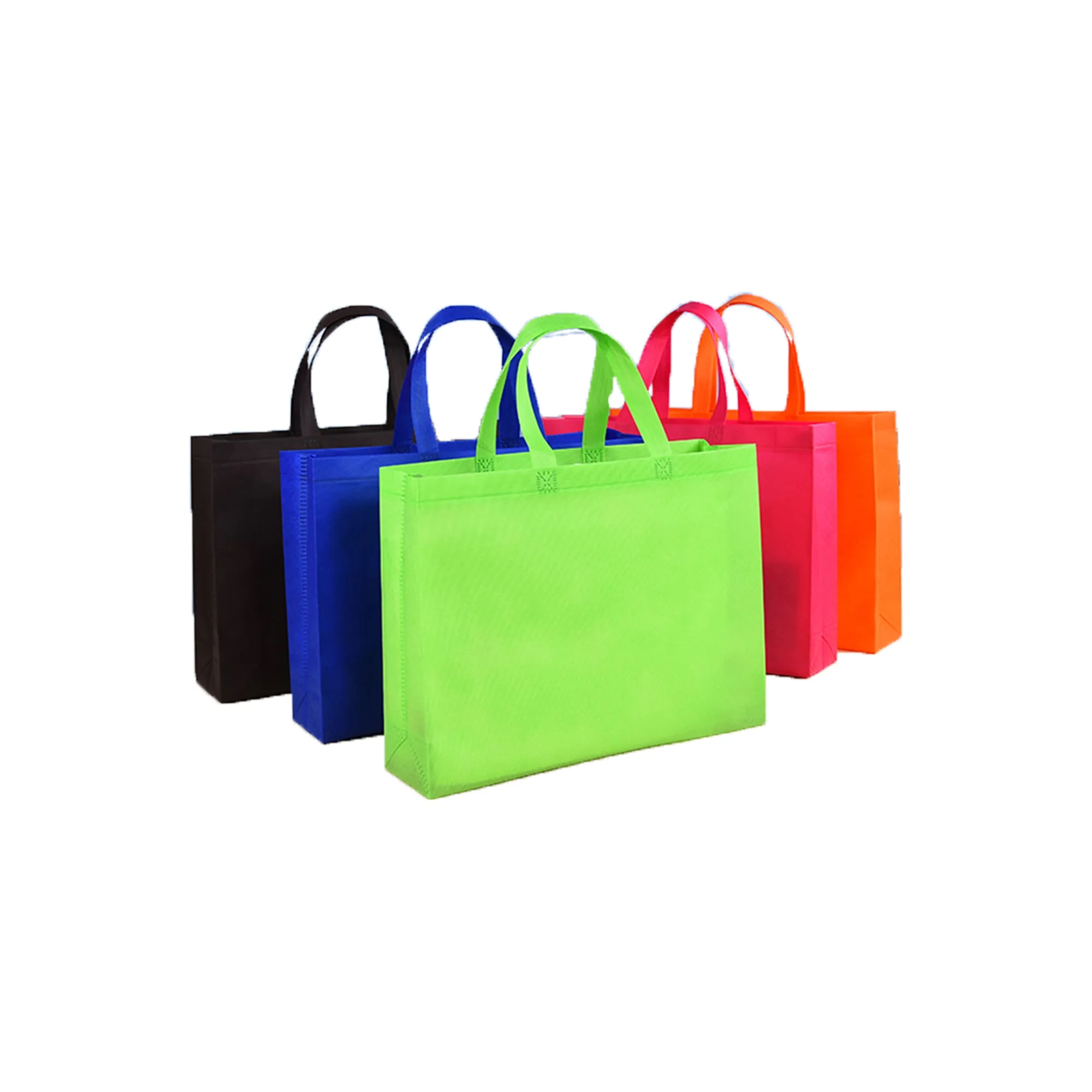 Small Horizontal Non Woven Bag With Handle 1