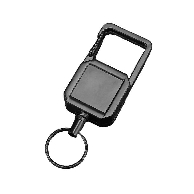 Stainless Steel Retractable Square Badge Reel 2