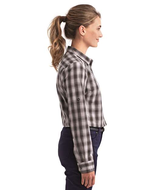 Women's Mulligan Check Cotton Dress Shirt - RP350 15