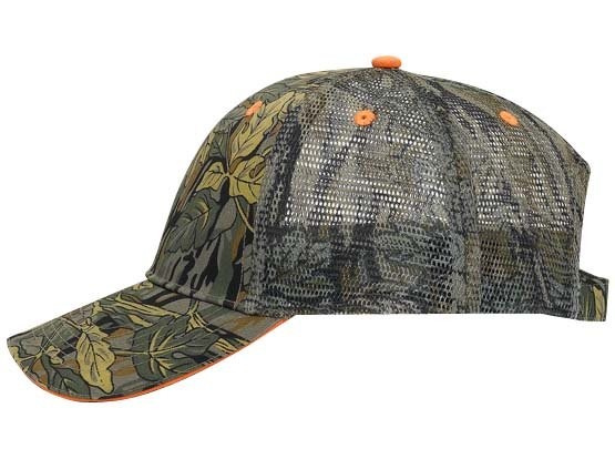 OTTO CAP® Camouflage 6 Panel Low Profile Mesh Back Trucker Hat 22