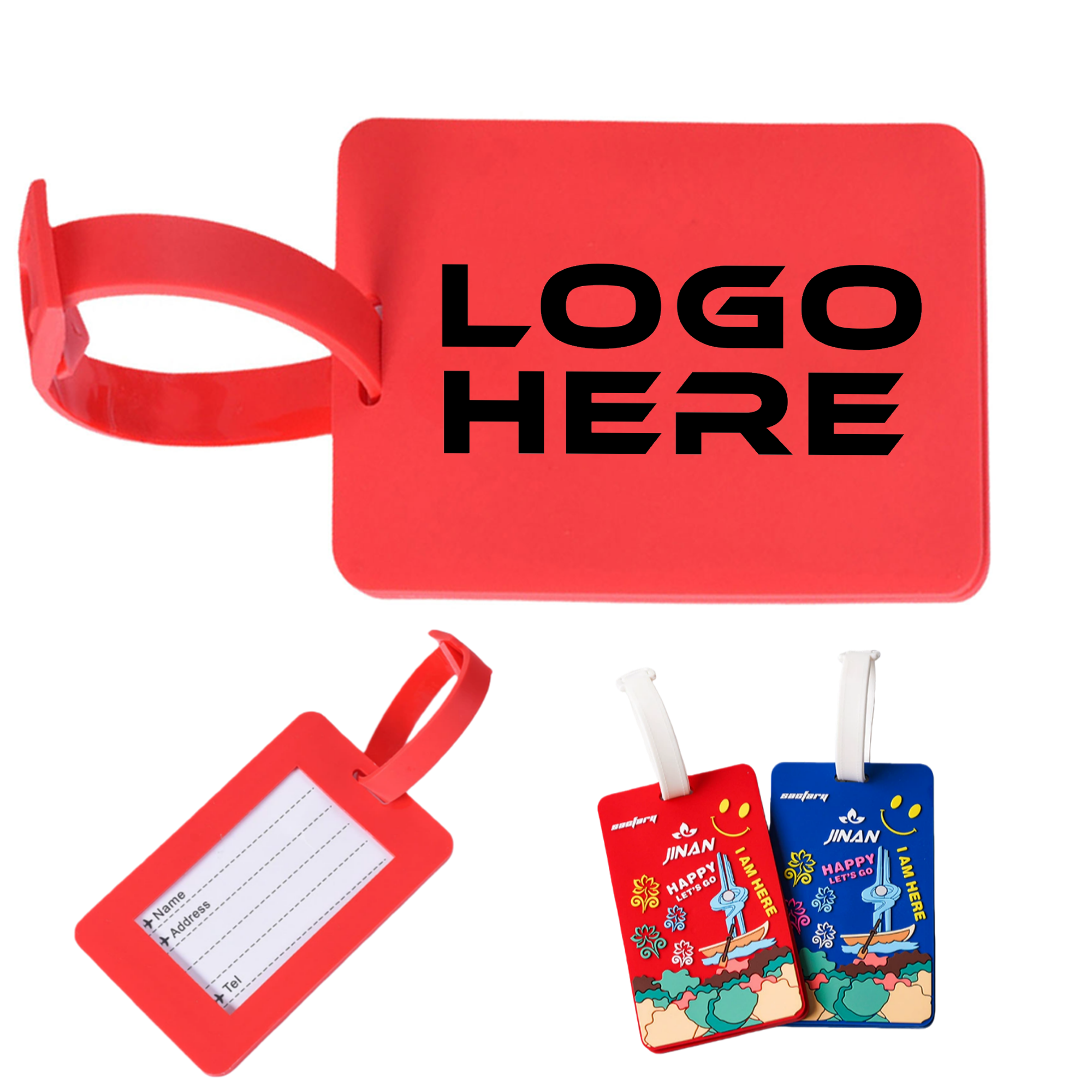 PVC Custom Luggage Tag 3