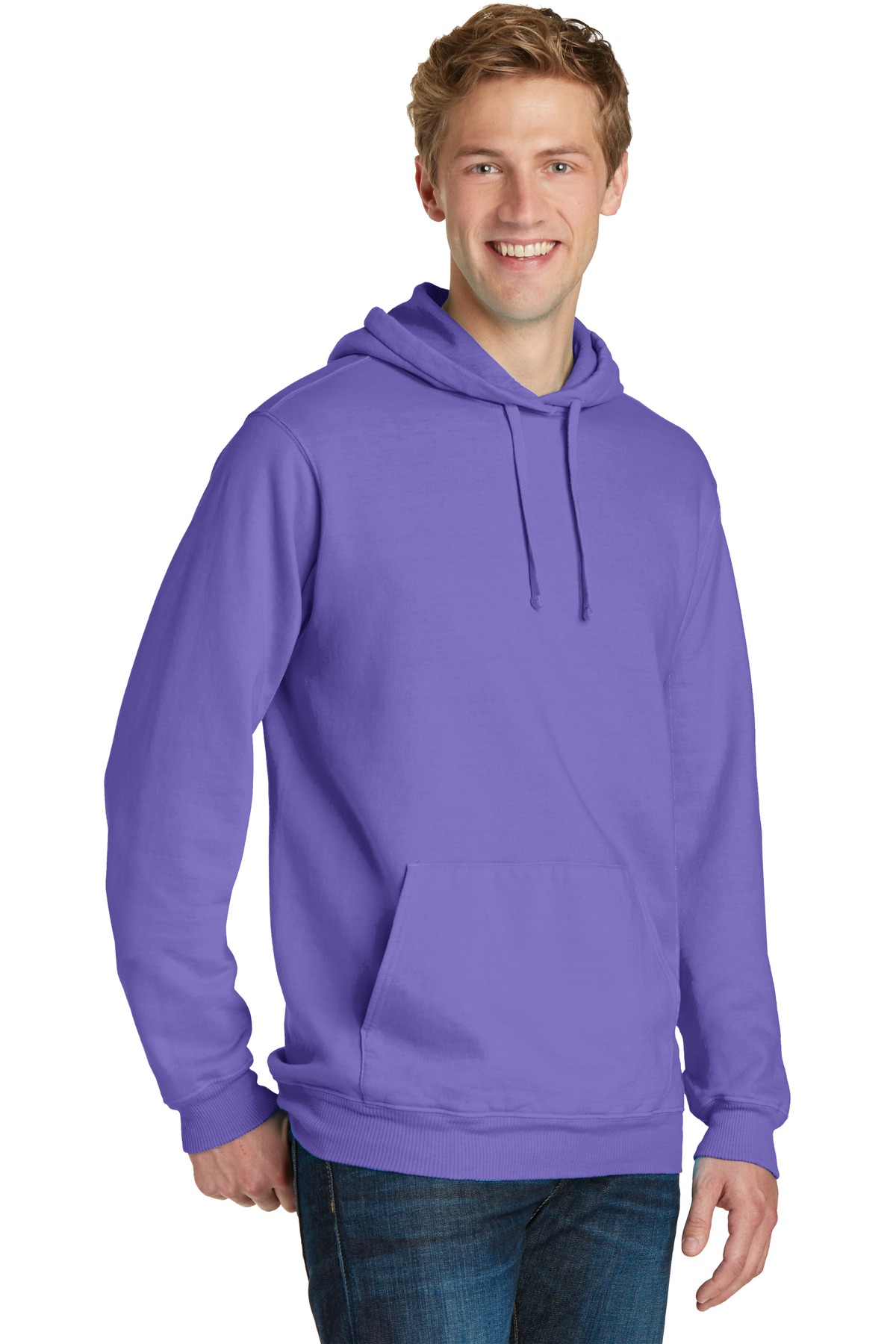 Beach Wash Garment-Dyed Pullover Hooded Sweatshirt