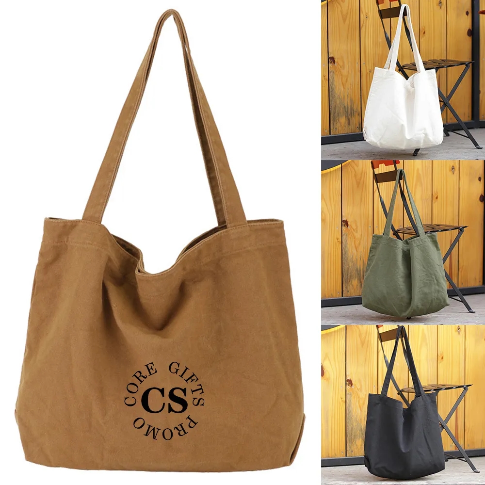 Large Canvas Tote Bag, custom tote bag with logo imprint 1