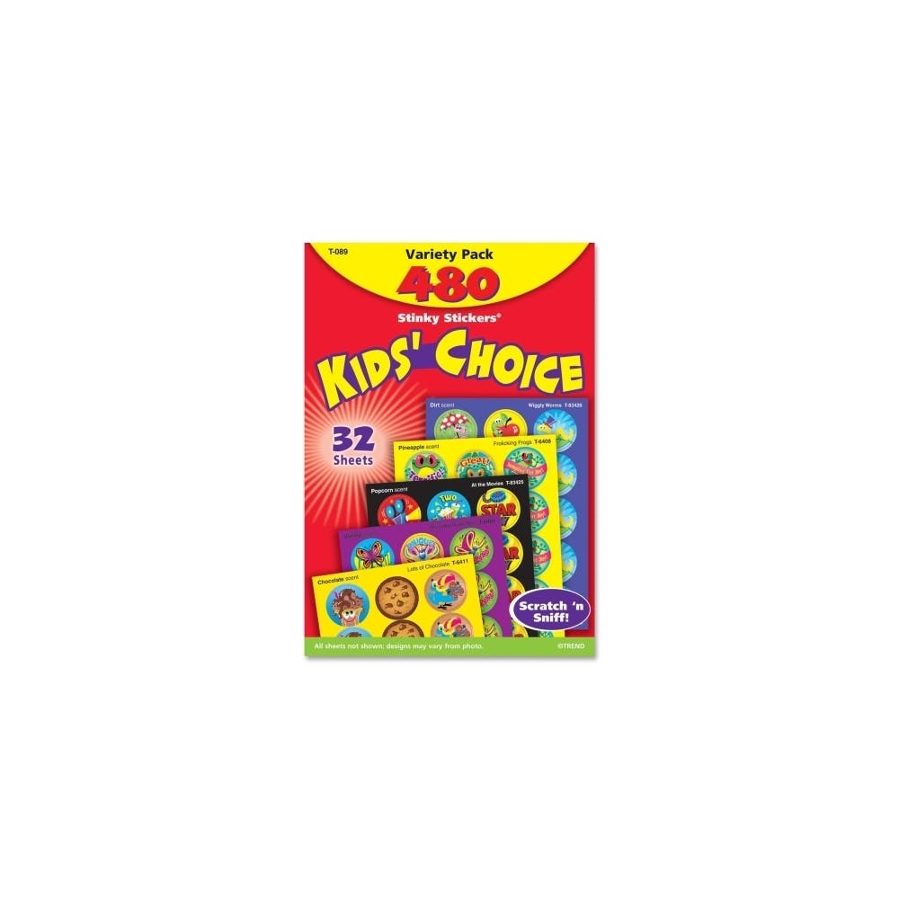 Stinky Scratch 'n Sniff Sticker Pads - 2 Styles Packs 1