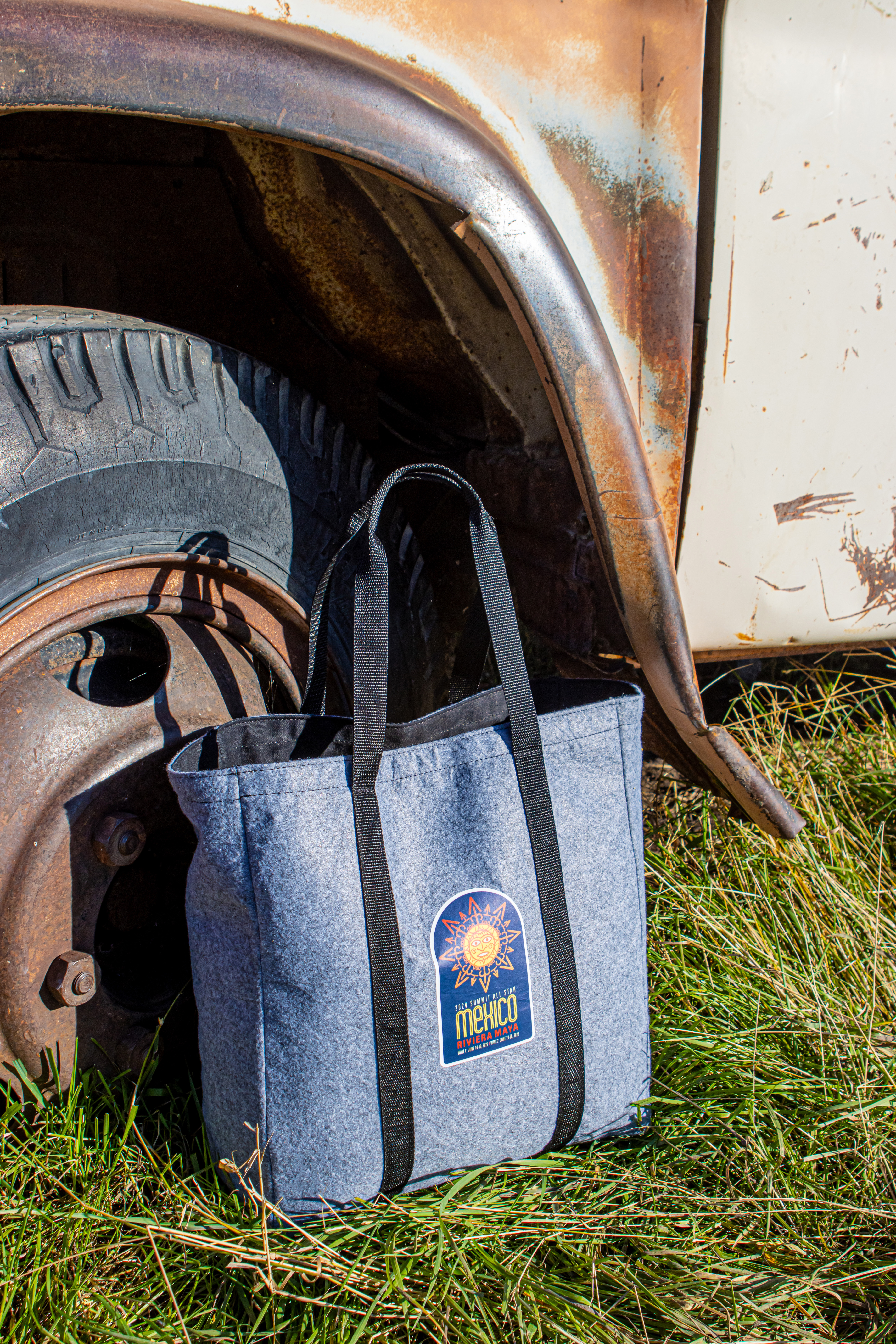 "The Richmond" Lined Felt Tote Bag 3