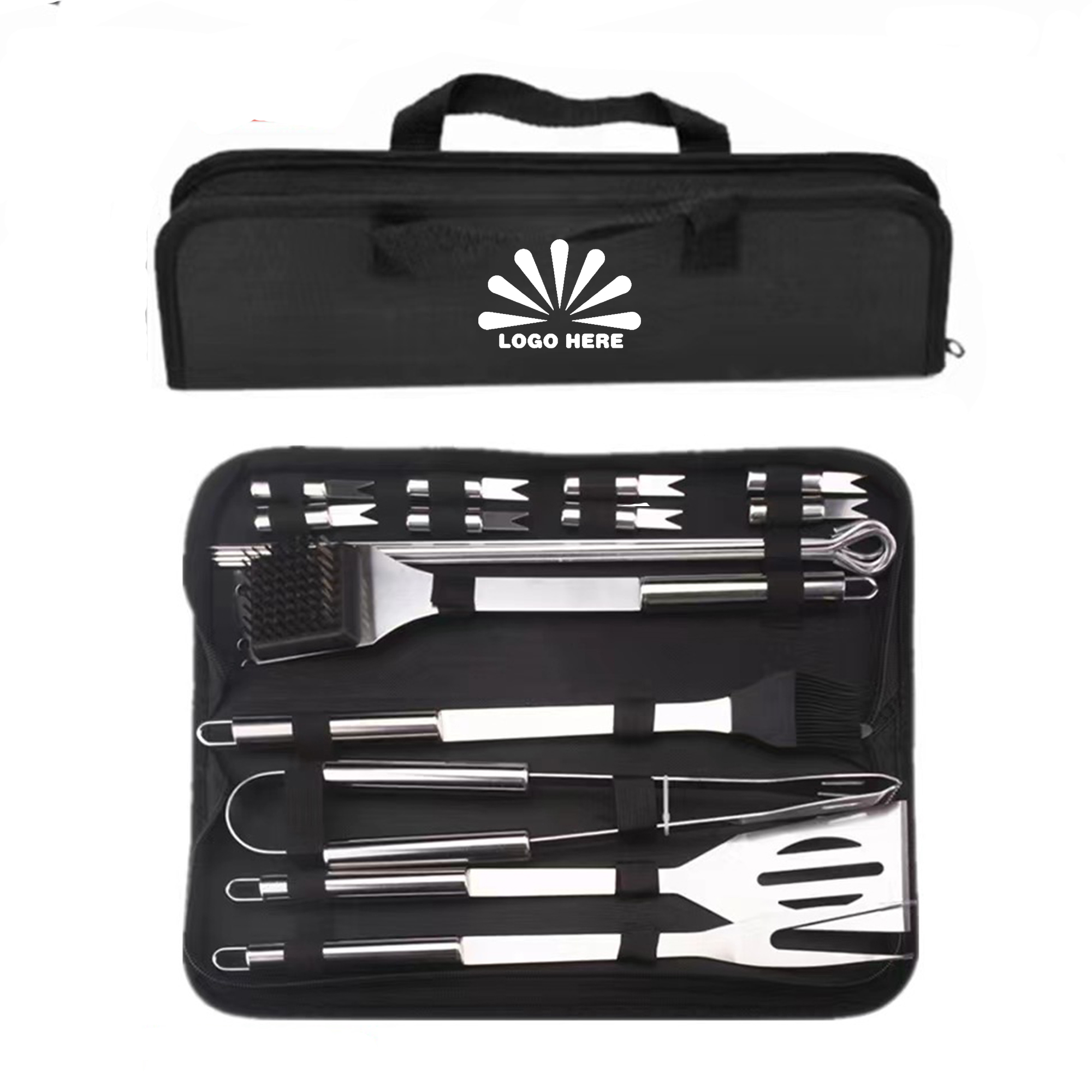 Bbq Tool Set Cloth Bag With Customizable Logo 2