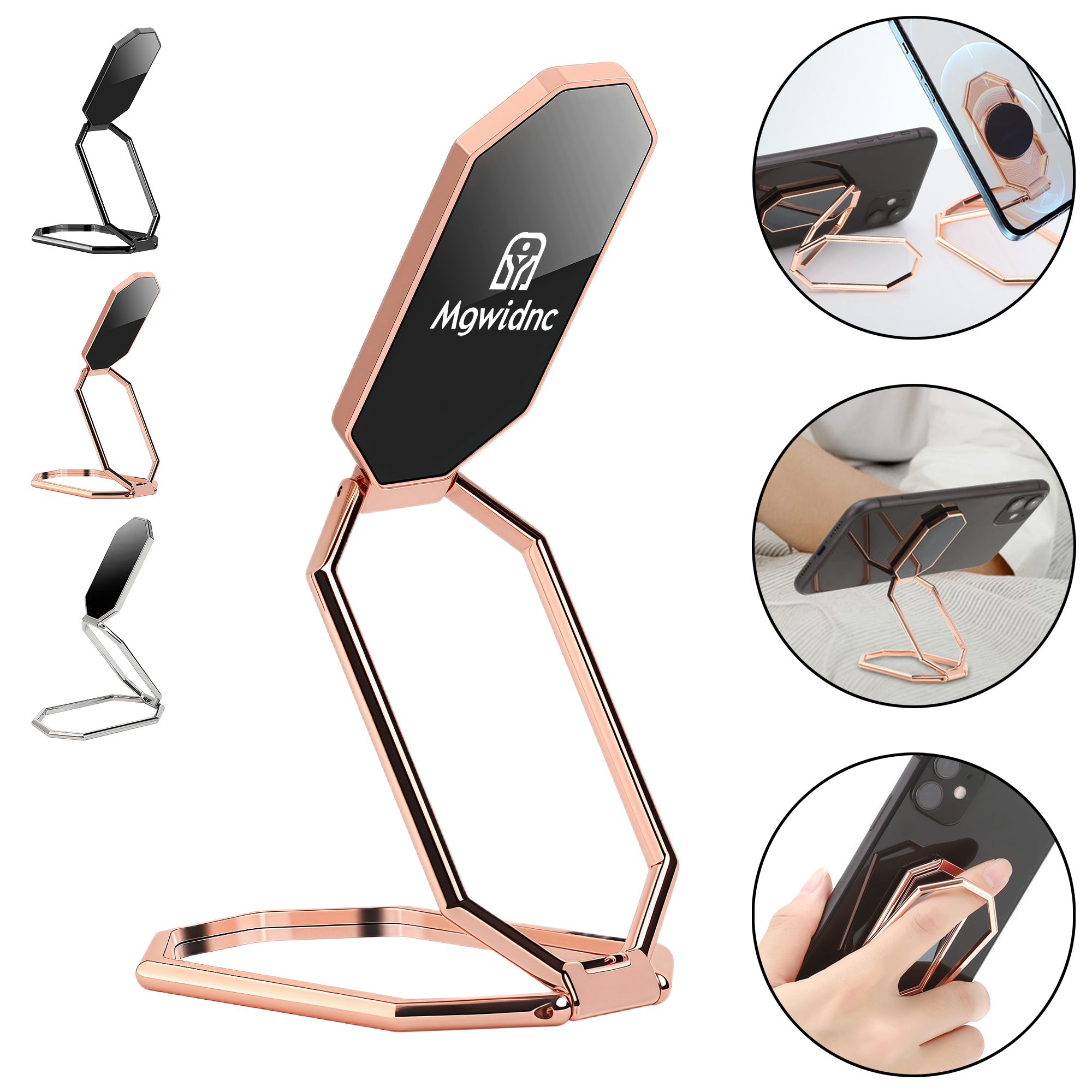 Diamond Foldable Phone Stand with Magnetic Base
