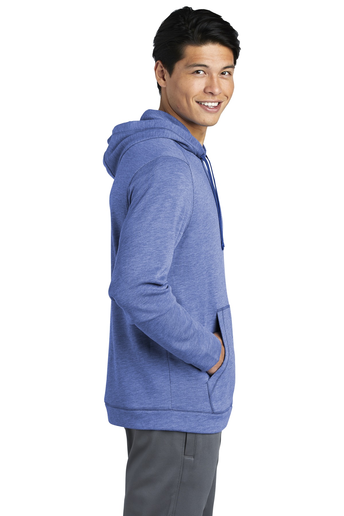 Sport-Tek PosiCharge Tri-Blend Wicking Fleece Hooded Pullover. ST296 25