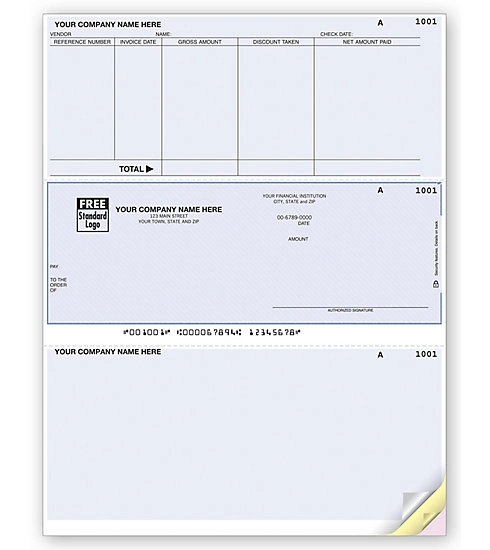 Laser accounts payable form 1