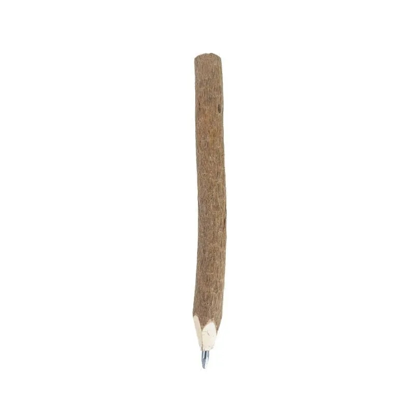 Natural Bark Pen and Pencil Lightweight 5.1 Inch Design 5