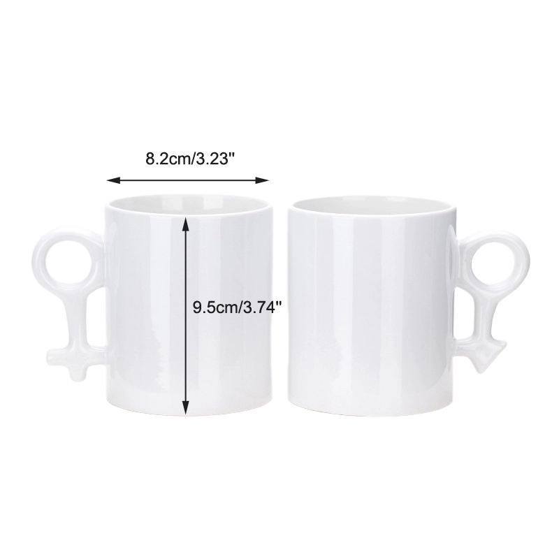 11 oz. Full Color Sublimation Ceramic Mug for Couples 6