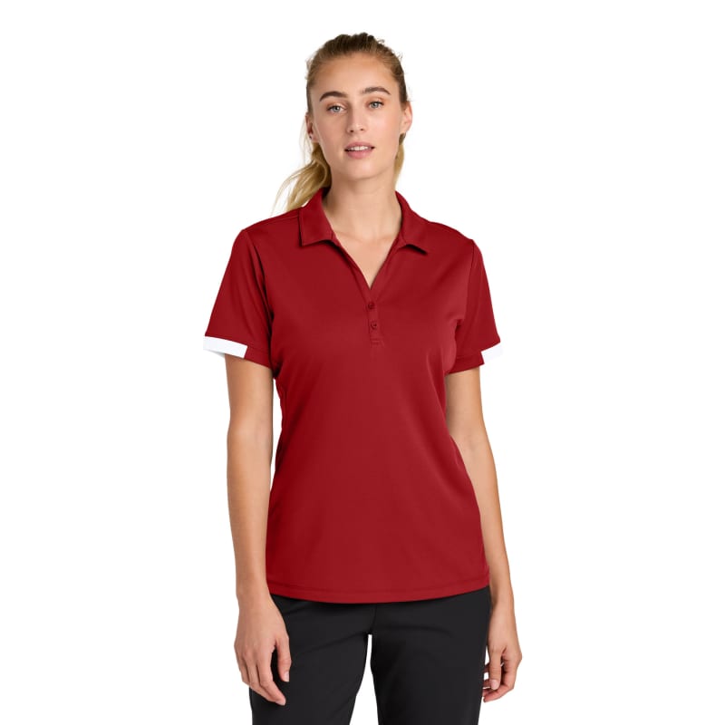 Sport-Tek Women's Club Colorblock Polo 2