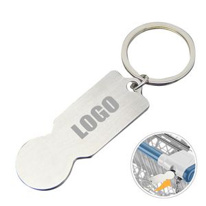 Metal Trolley Token Key Ring Coin For Shopping Carts And Lockers 2
