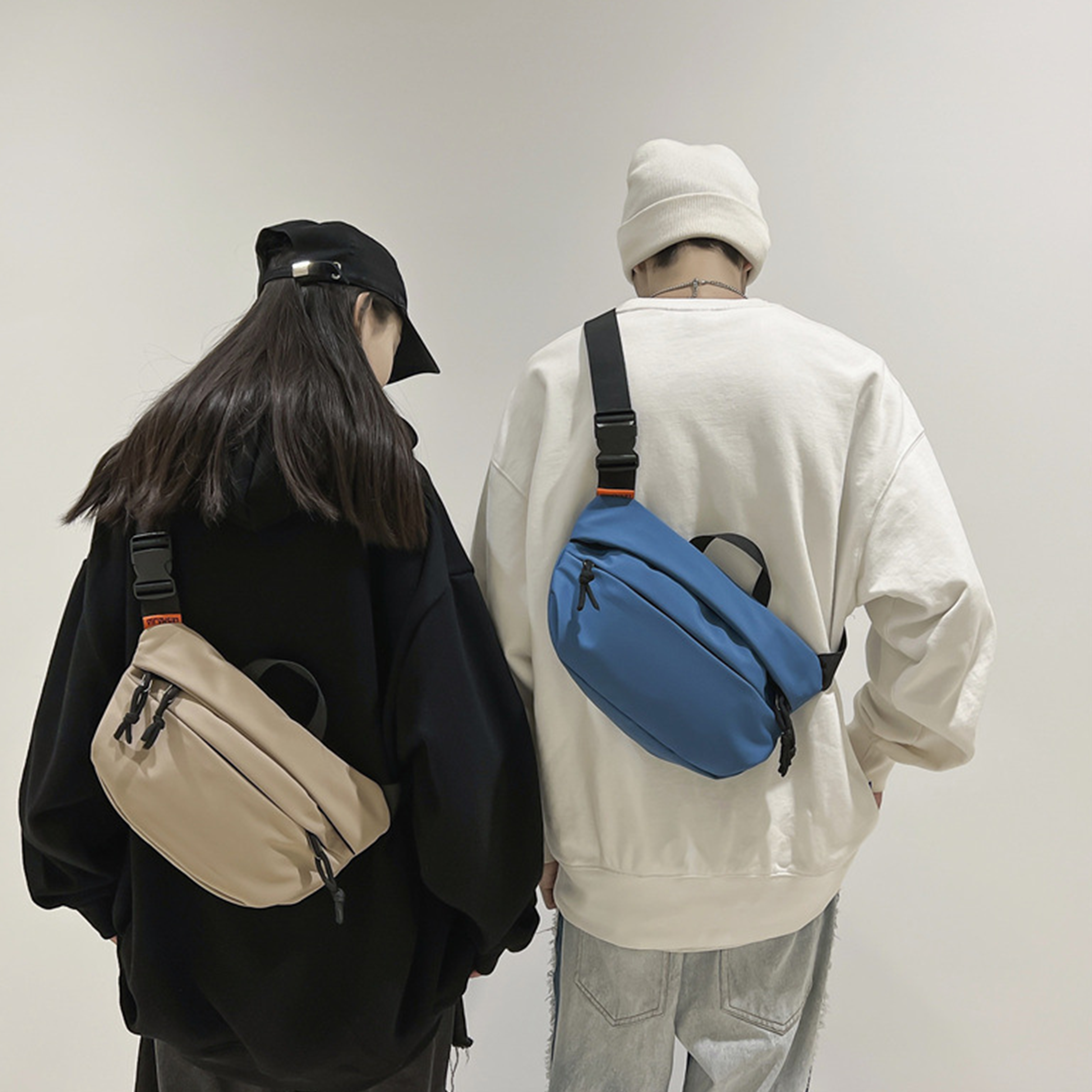 Unisex Adjustable Nylon Sport Crossbody Bag 9