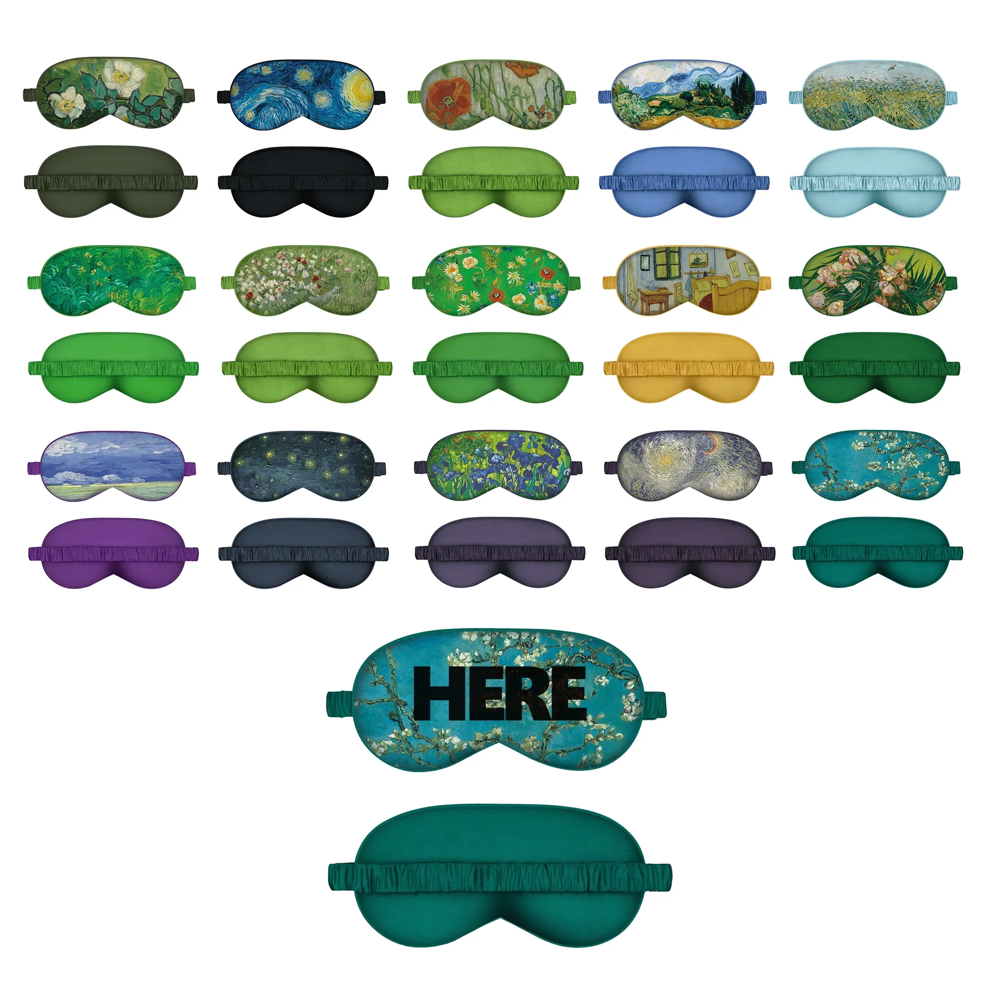 MOQ50 Cotton Padded Sleep Eye Mask