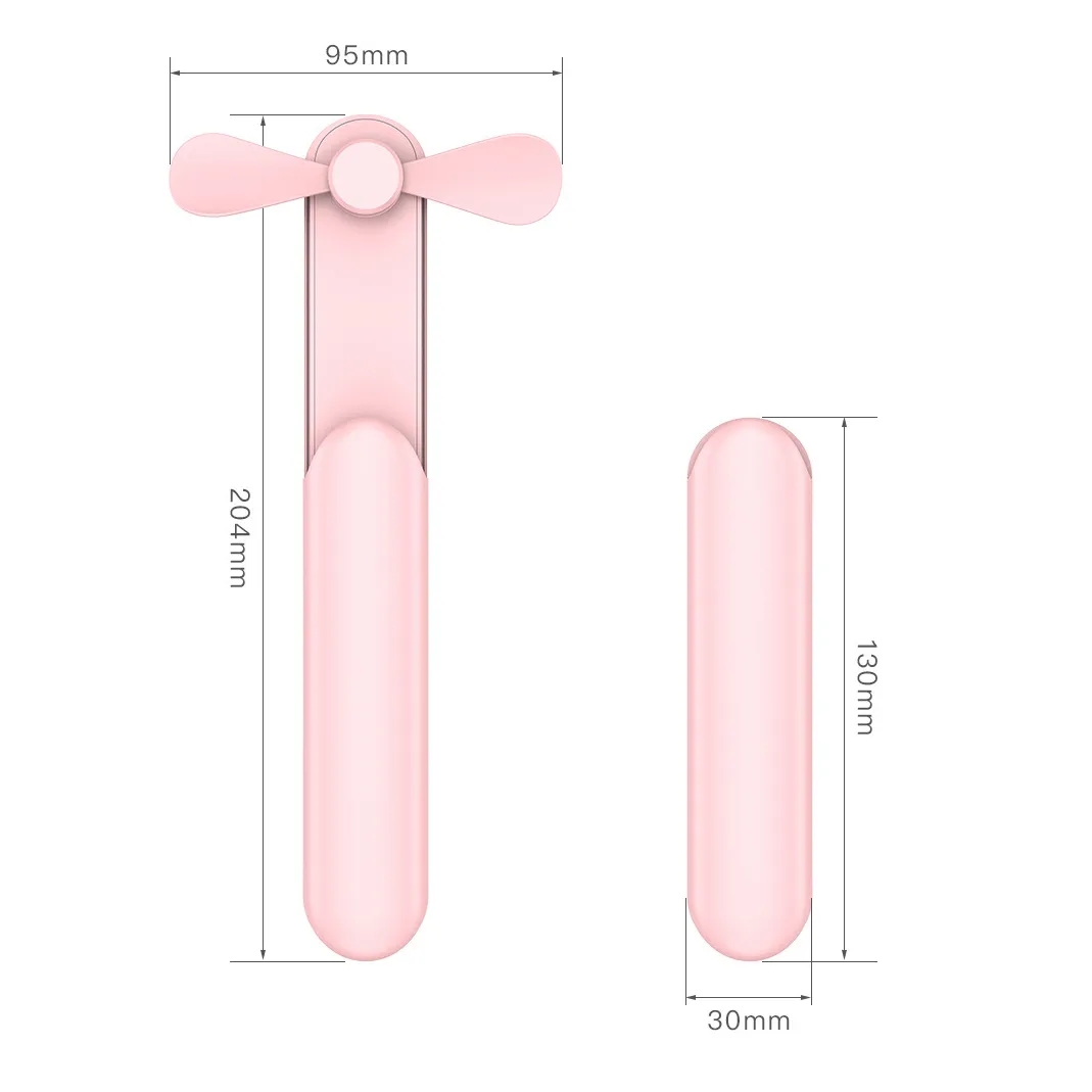3 Speeds Rechargeable Hand Fan 2