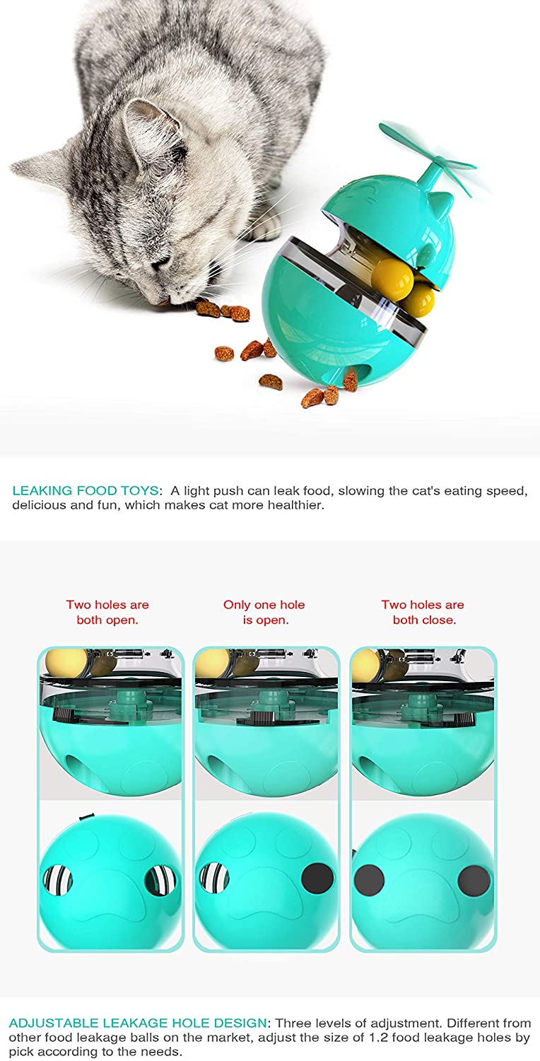 Turntable Kitten Toy Kitty Supplies Interactive Spinning Track Ball for Indoor Cats 7
