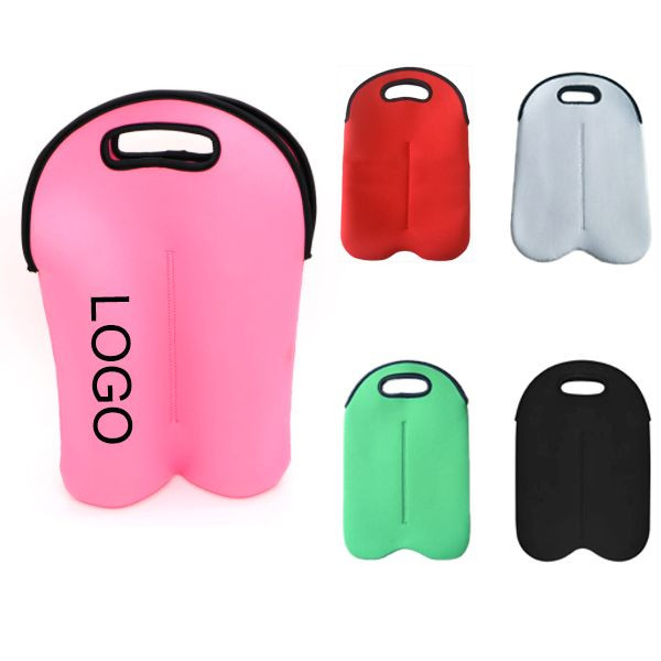 Neoprene Double Wine Tote Bag 1