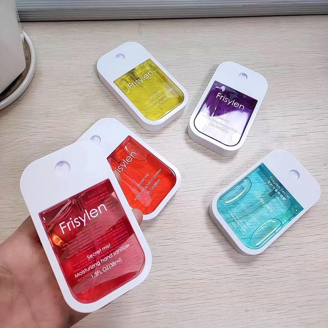 Portable Hand Sanitizer Spray With Silicone Sleeve 1