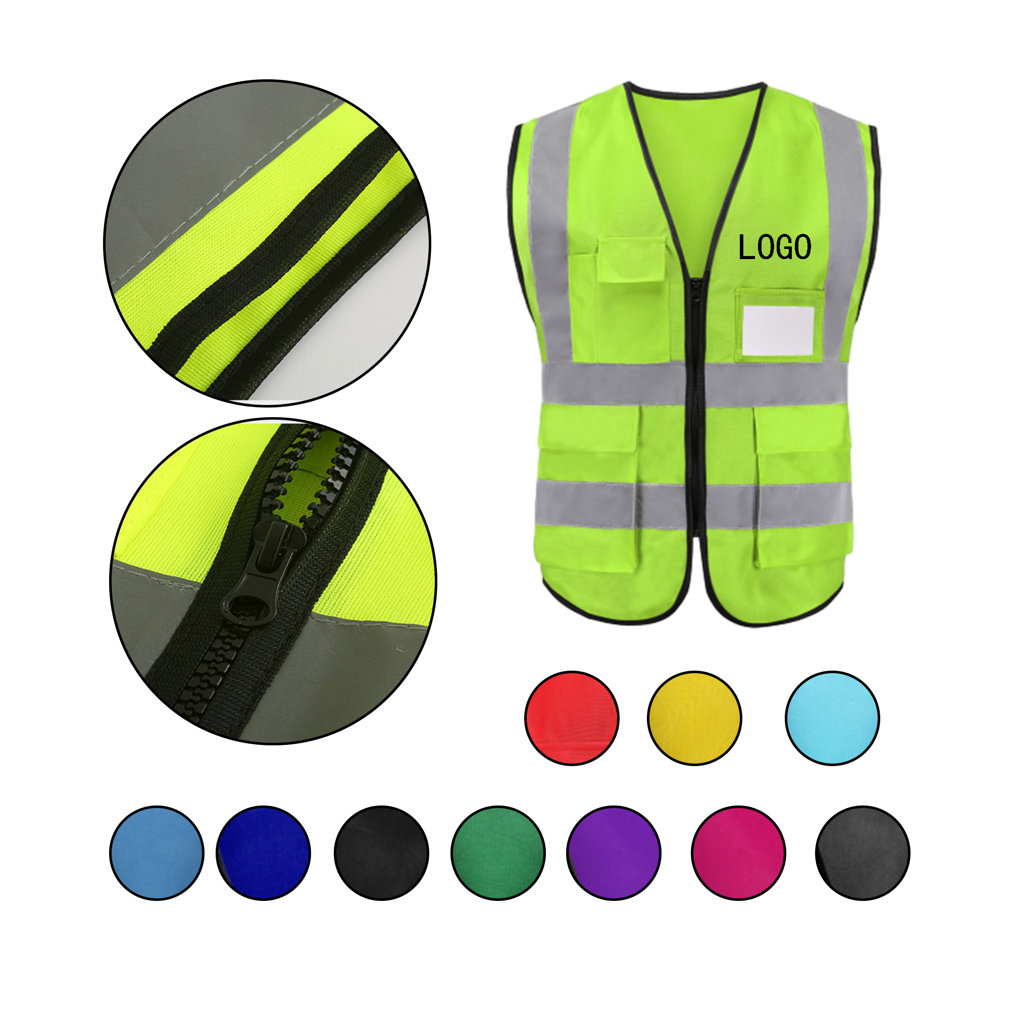 Adult Reflective Safety Vest 2