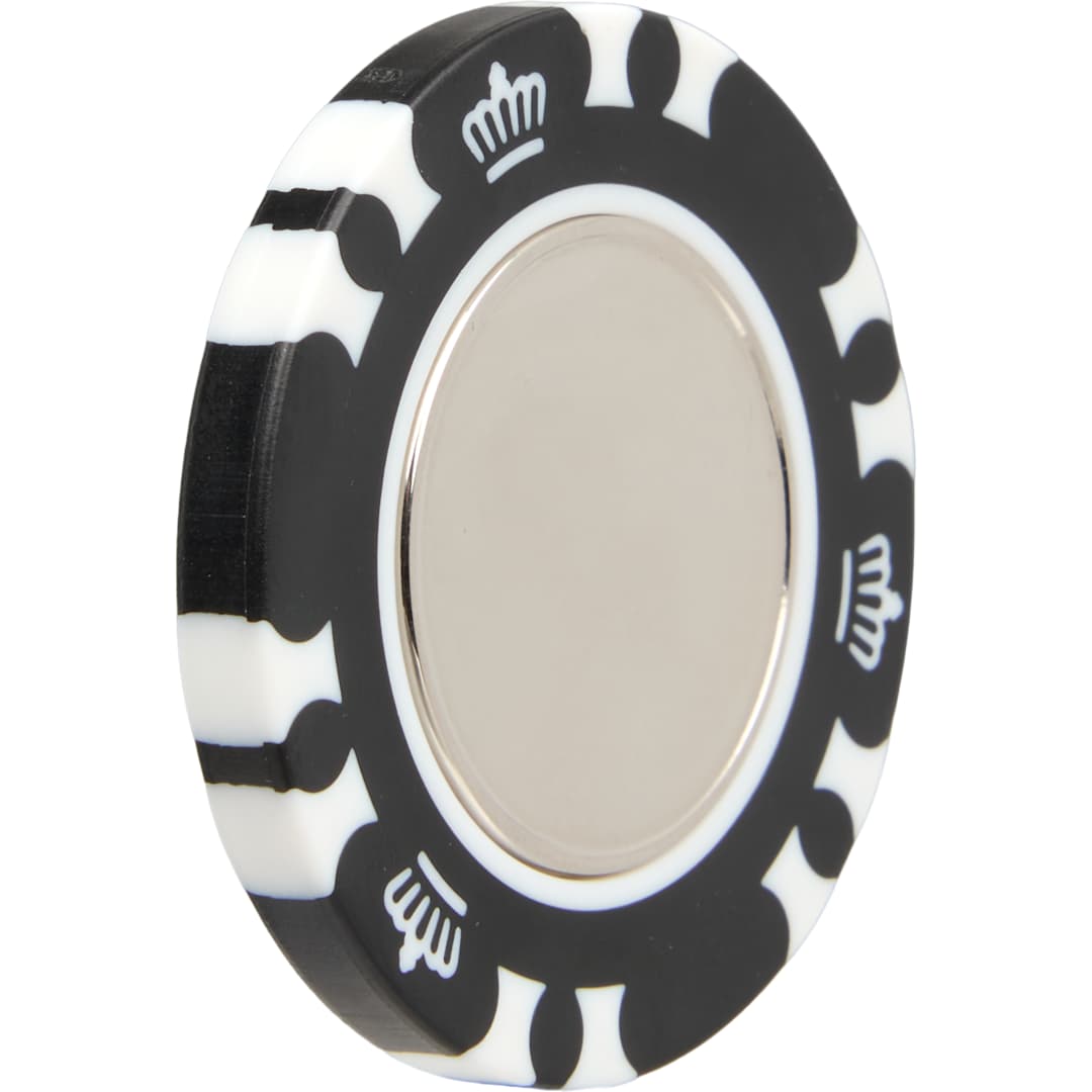 Recycled Poker Chip w/ Metal Ballmarker 89