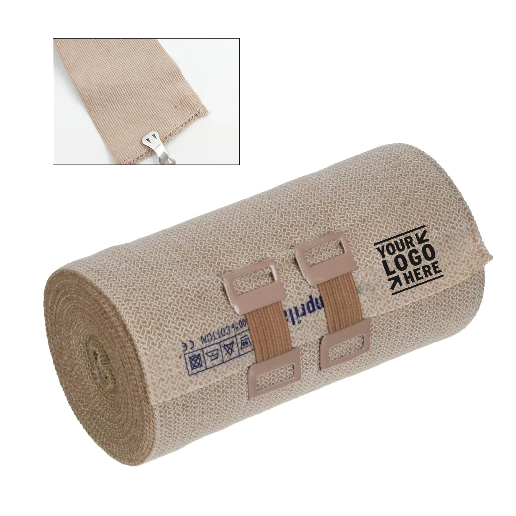 3.9" x 196.8" Single Roll Medical Comprilan Compression Bandage