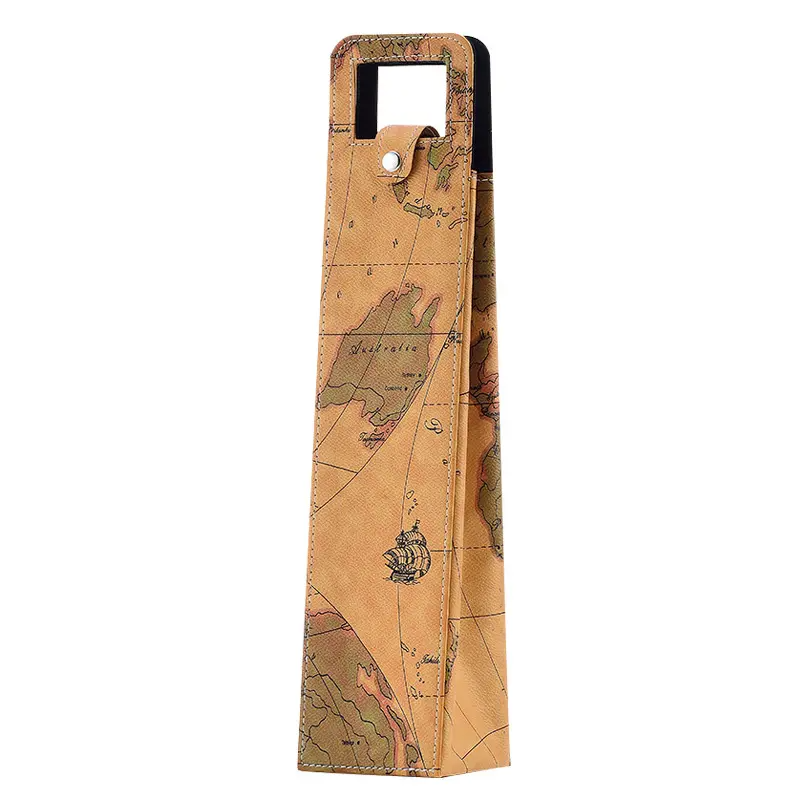 Leatherette Wine Bottle Bag 3