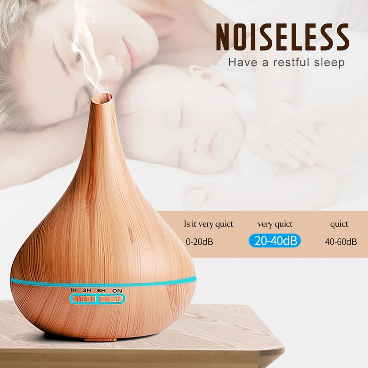 550ML Multifuncational Aromatherapy Diffuser Humidifier 6