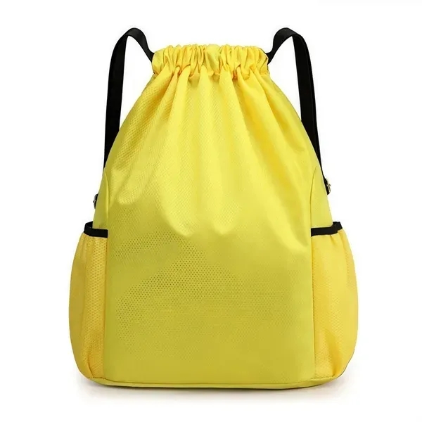 Lightweight Drawstring Backpack with Pockets Organization 8
