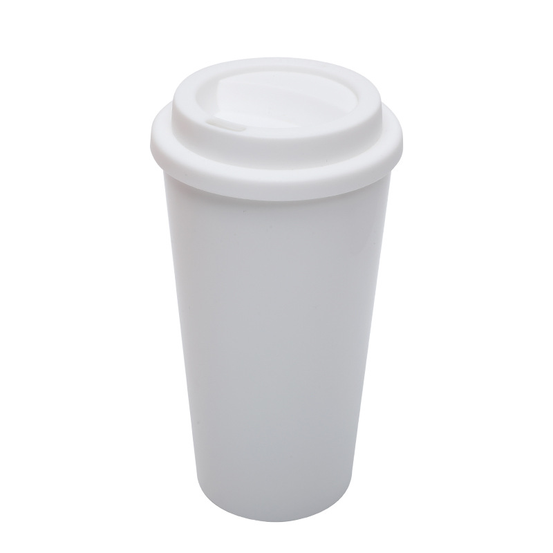 Customized double-layer plastic coffee cup 2