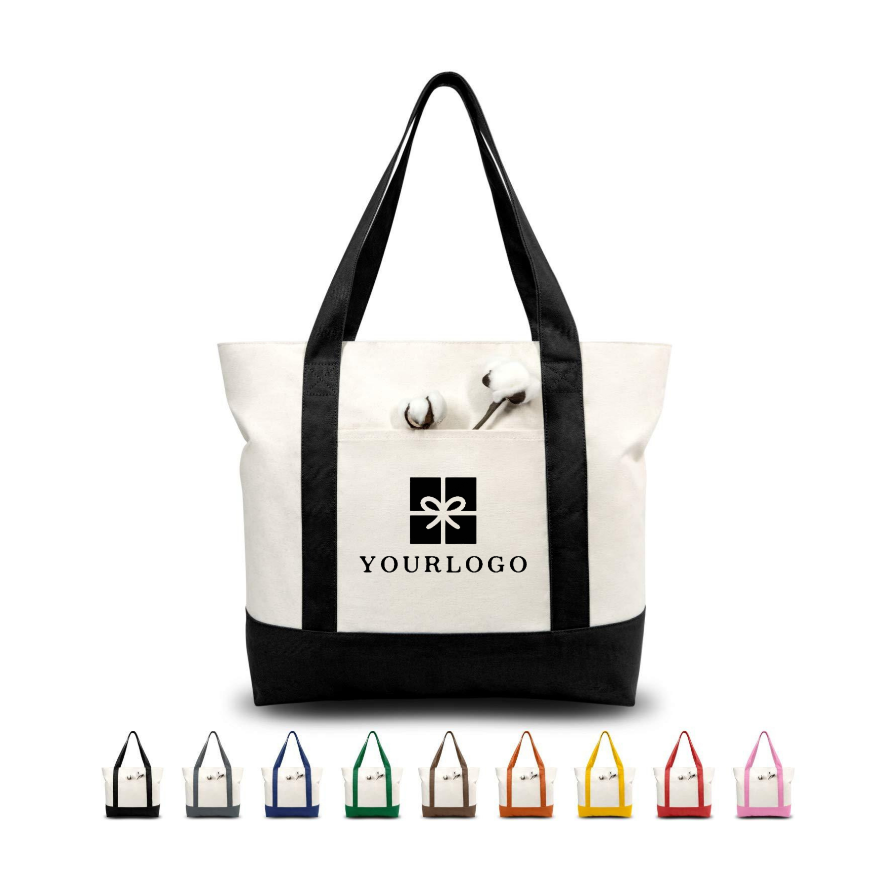 Colorful Belts Canvas Tote Bag 2