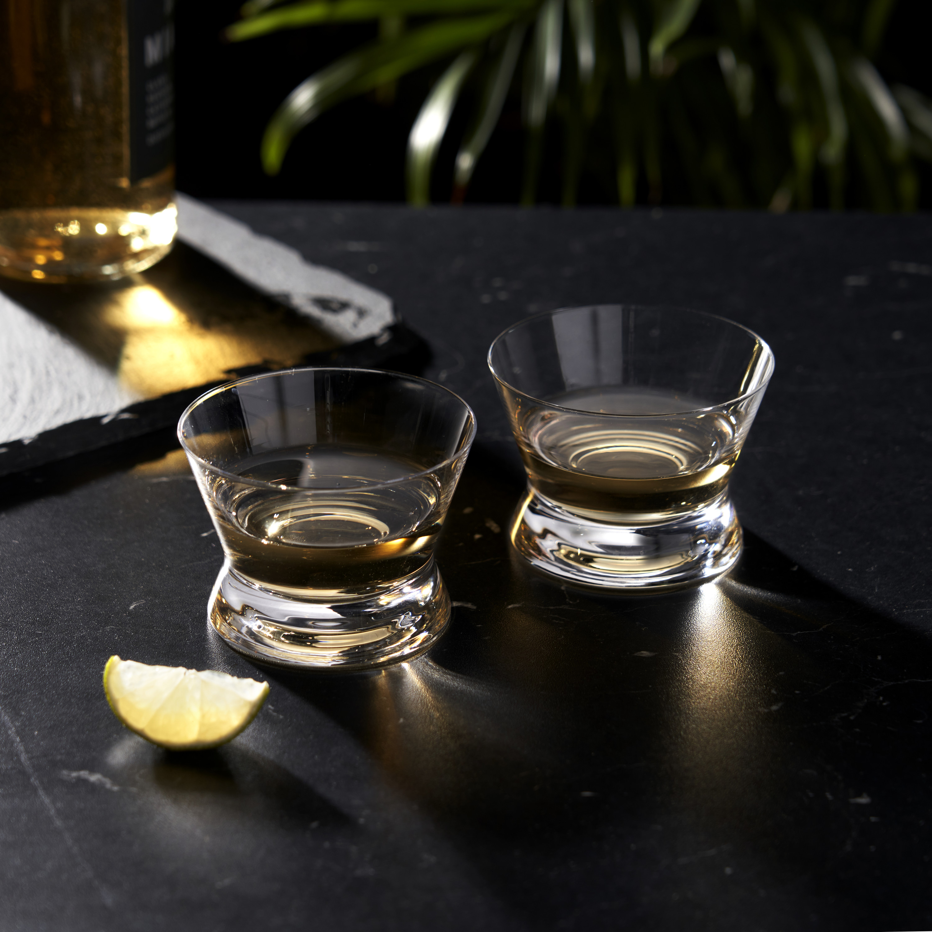 Viski® Raye Crystal Tequila Tasting Glass, set of 2 7