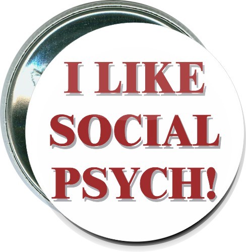I Like Social Psych, School Button 1