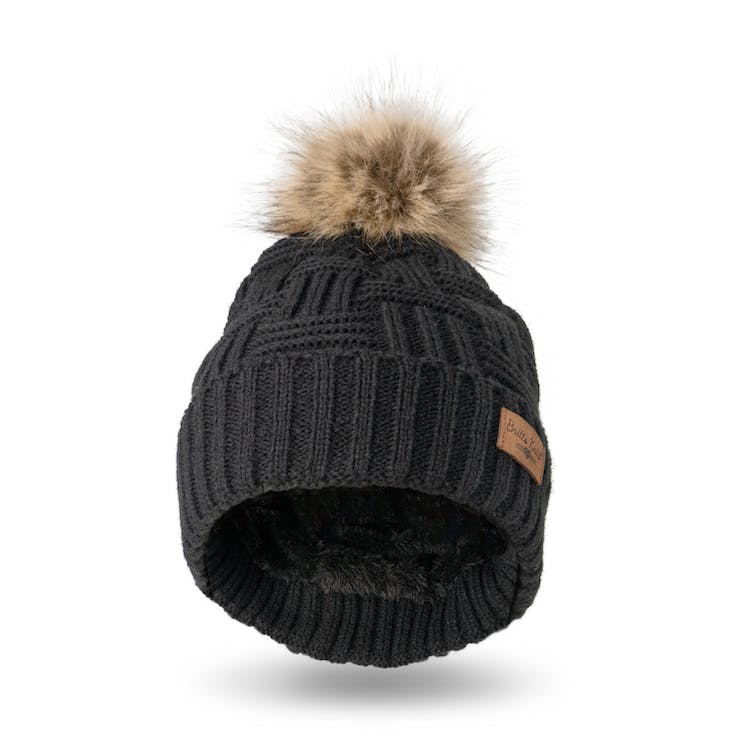 Women's Winter Pom Hats - Cable Knit Chenille 4 Colors 1