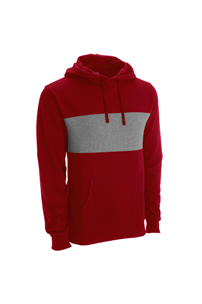 Premium Cotton Blocked Fleece Pullover Hoodie, custom hoodie or sweatshirt with logo imprint 26