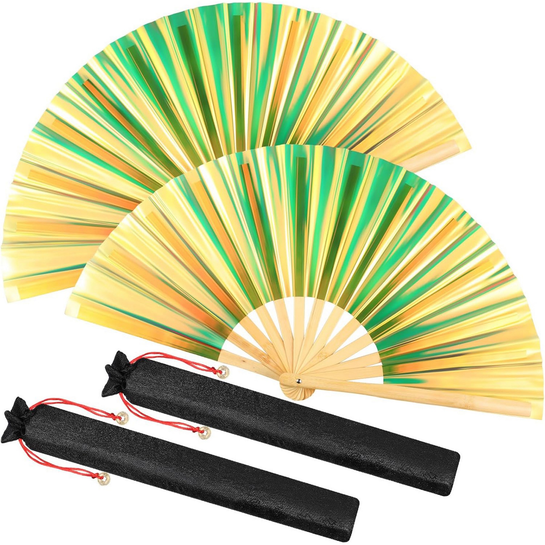 Large Folding Hand Fans 3
