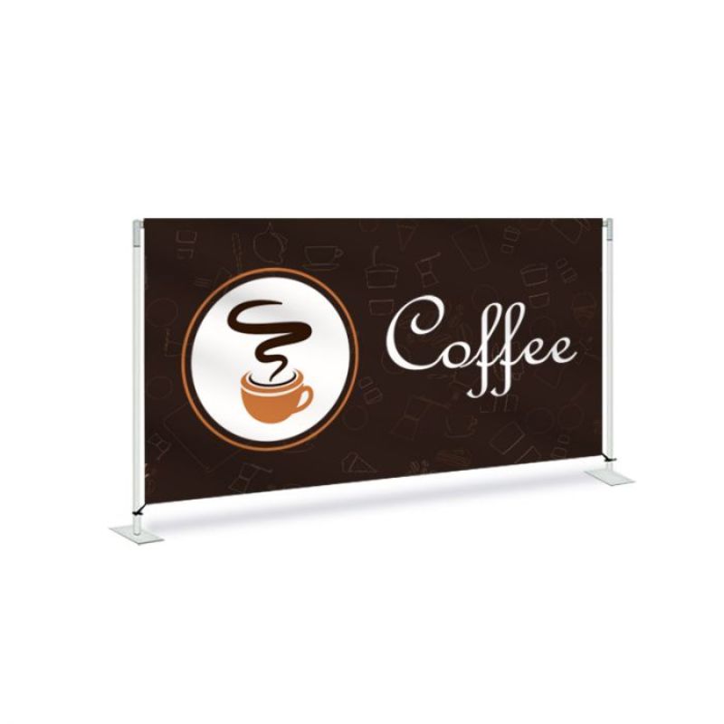 Coffee Pre Printed Fabric Barrier 60" x 36" x 13.5 - Design 3 2