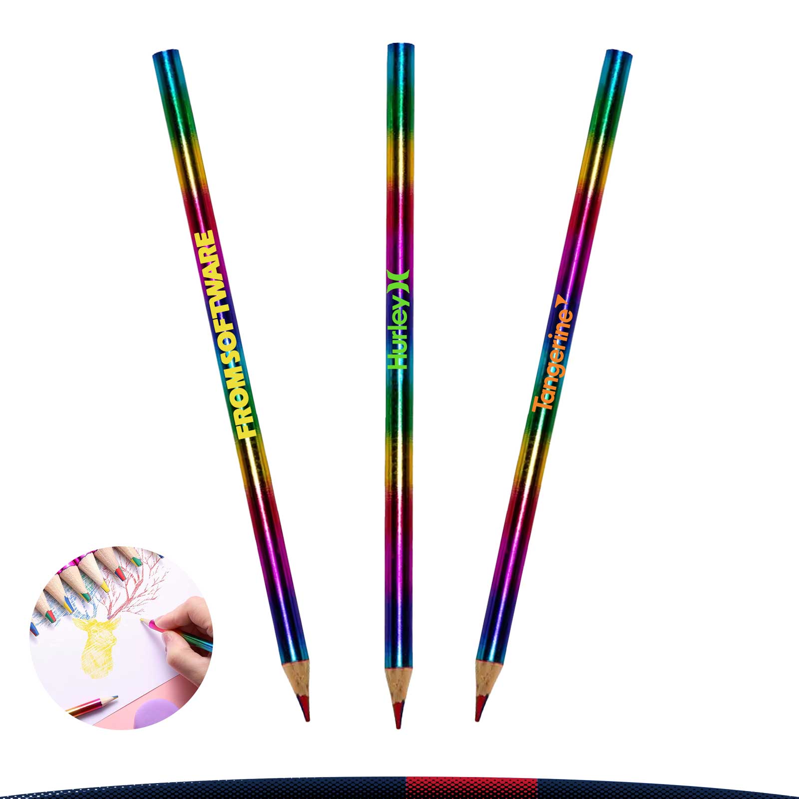 Selty 4 in 1 Rainbow Pencil 3