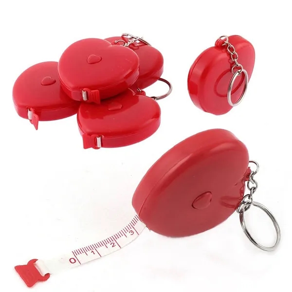 Heart Shape Tape Measure Keychain 2