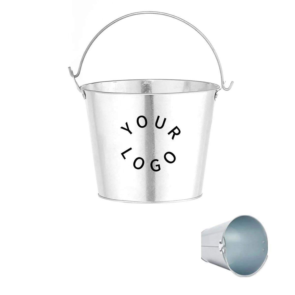 Galvanized Ice Bucket for Wine Beer or Champagne 2