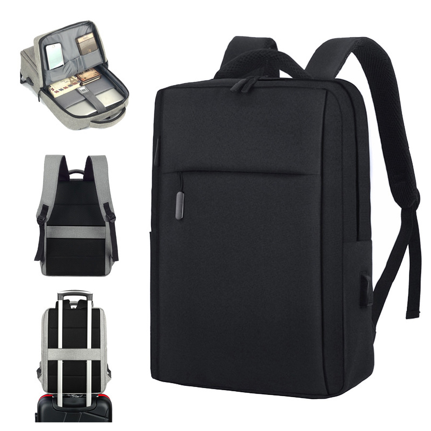 Travel Backpack, Business Work Bag with USB Charging Port 2