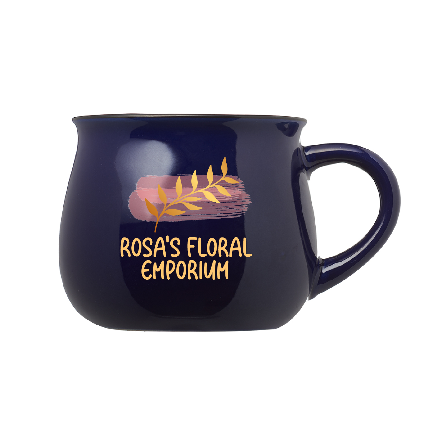 12 oz. Two-Tone Potbelly Ceramic Mug (Full Color Imprint) 10